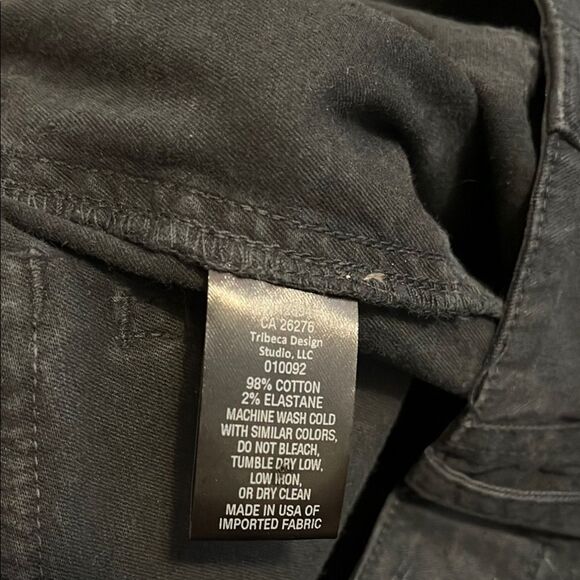 Nili Lotan Blue Frayed Hem Pockets Crop Pants Business Casual Minimalist Modern - Picture 11 of 15